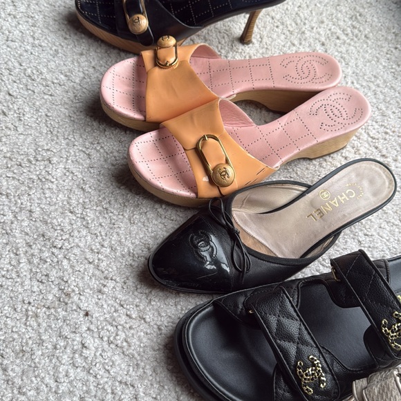 38 1/2 Authentic chanel mule - Picture 9 of 10